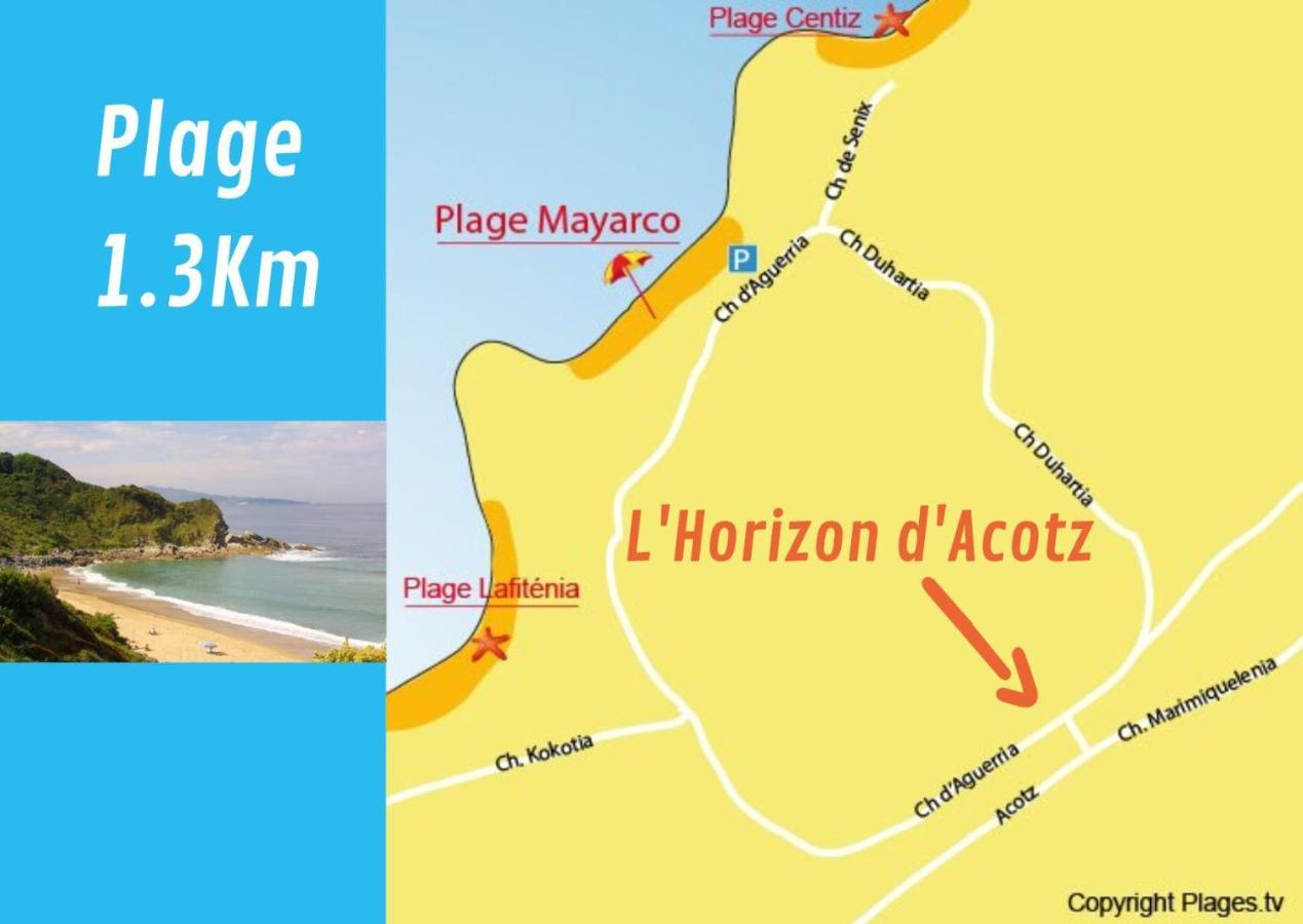 L'Horizon D'Acotz Apartment Saint-Jean-de-Luz Ngoại thất bức ảnh